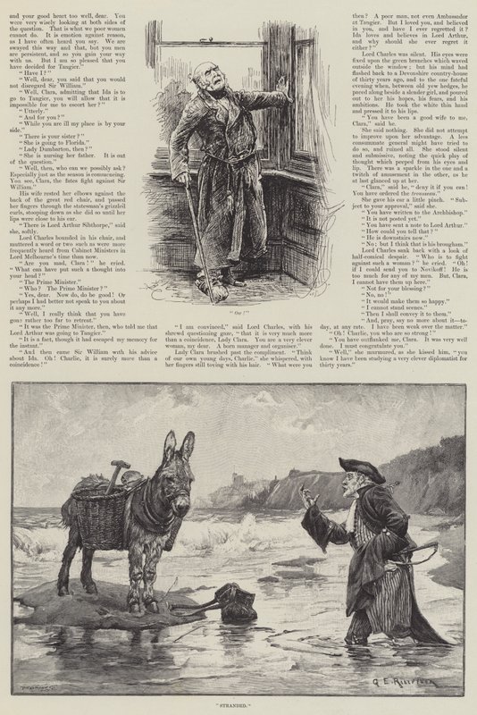 Et spørgsmål om diplomati, af Arthur Conan Doyle af Frederick Barnard