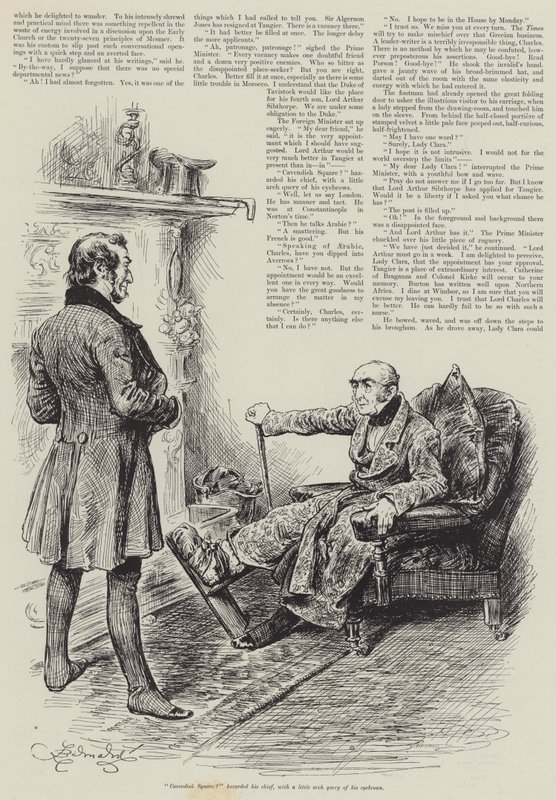 Et spørgsmål om diplomati, af Arthur Conan Doyle af Frederick Barnard