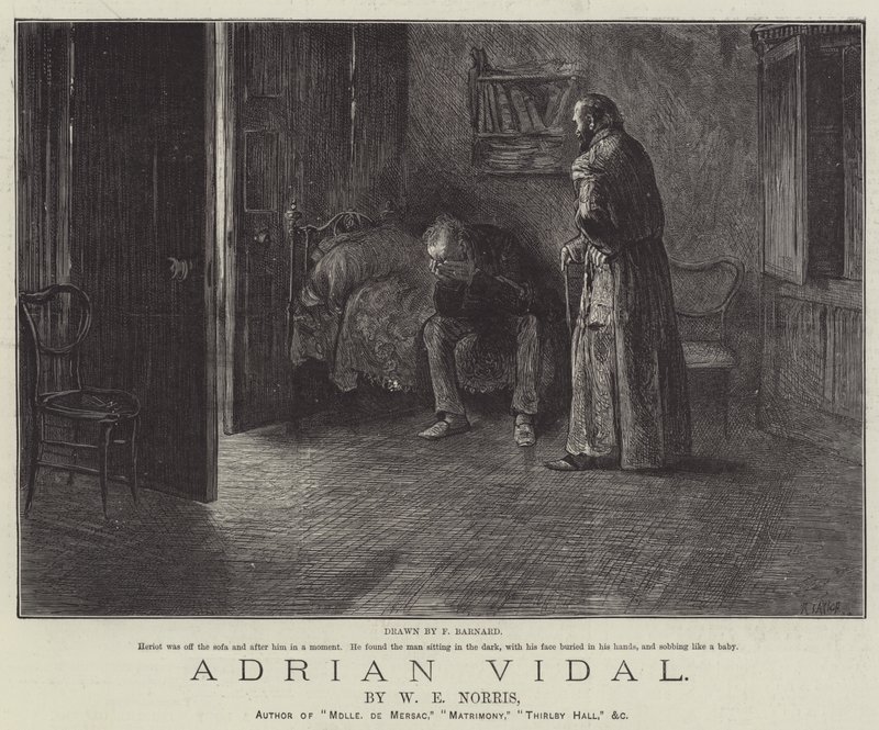 Adrian Vidal, af W E Norris af Frederick Barnard