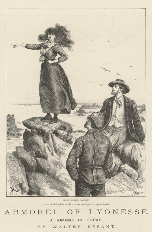 Armorel of Lyonesse, A Romance of To-Day, af Walter Besant af Frederick Barnard