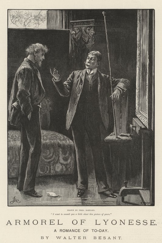 Armorel of Lyonesse, A Romance of To-Day, af Walter Besant af Frederick Barnard