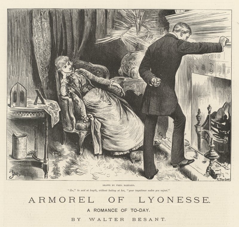 Armorel of Lyonesse, A Romance of To-Day, af Walter Besant af Frederick Barnard