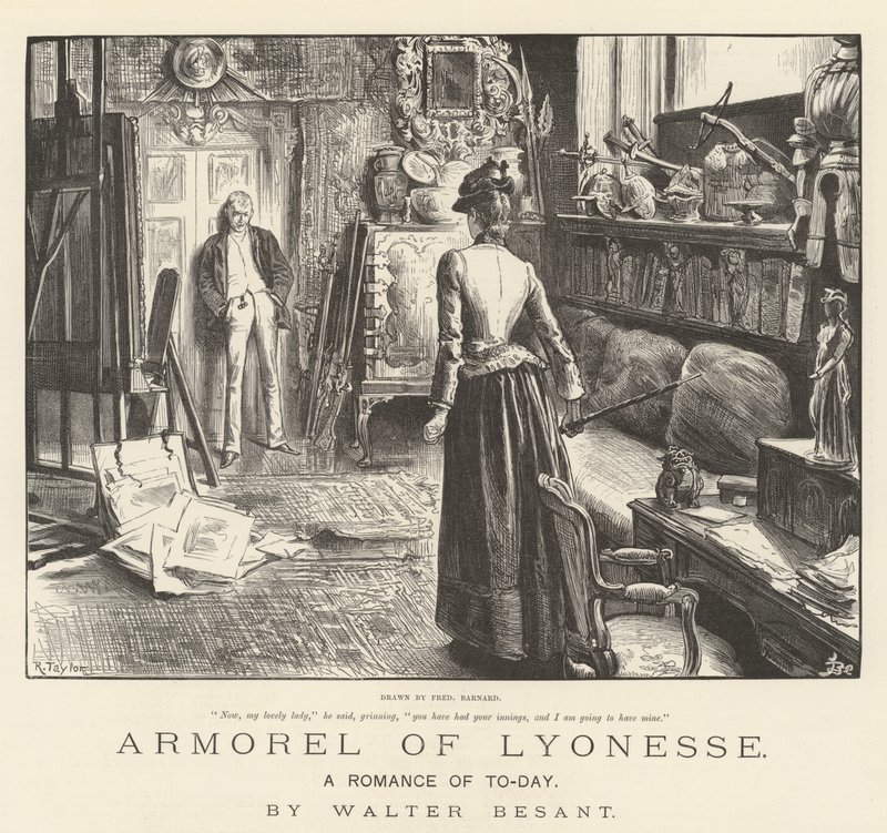Armorel of Lyonesse, A Romance of To-Day, af Walter Besant af Frederick Barnard
