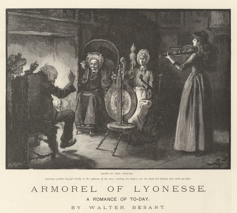 Armorel of Lyonesse, A Romance of To-Day, af Walter Besant af Frederick Barnard
