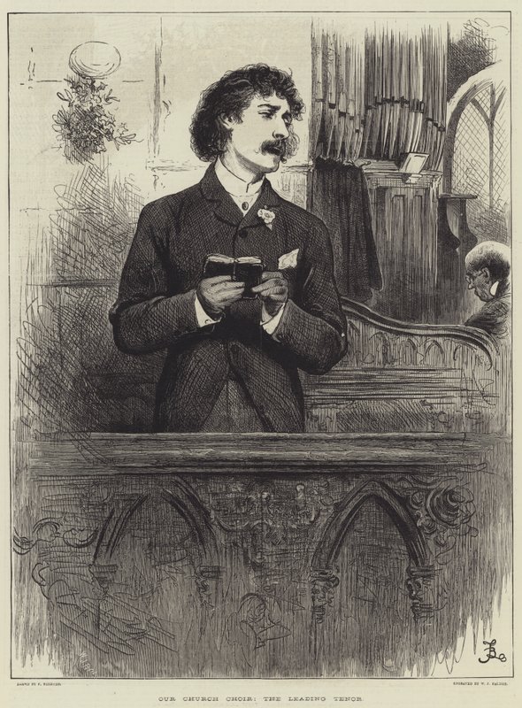 Vores kirkekor, den ledende tenor af Frederick Barnard