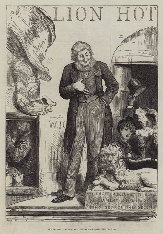 Folketingsvalget, den populære kandidat af Frederick Barnard