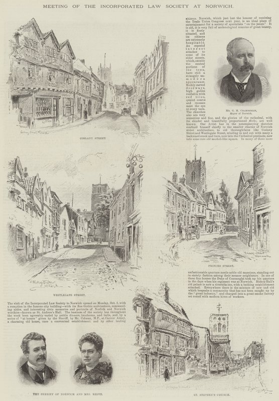 Møde i Incorporated Law Society i Norwich af Frederick George Kitton
