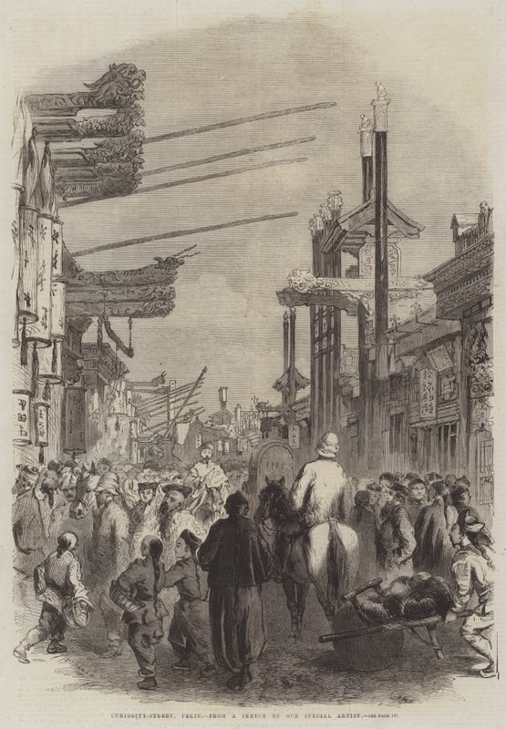 Curiosity-Street, Pekin af Frederick John Skill