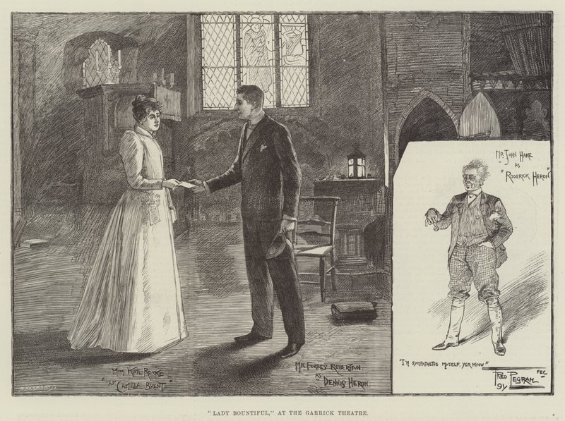 Lady Bountiful, på Garrick Theatre af Frederick Pegram