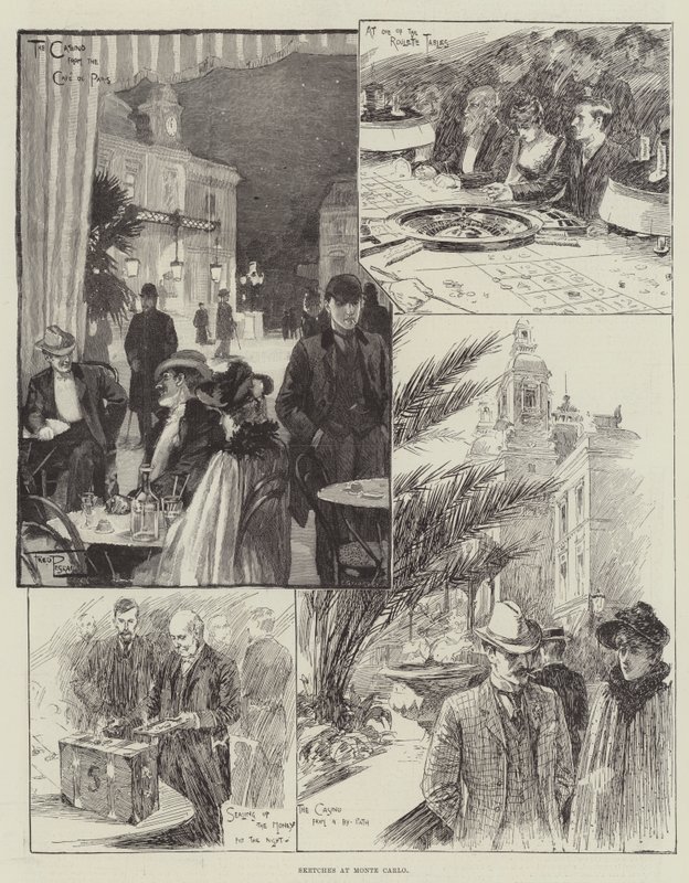 Skitser ved Monte Carlo af Frederick Pegram