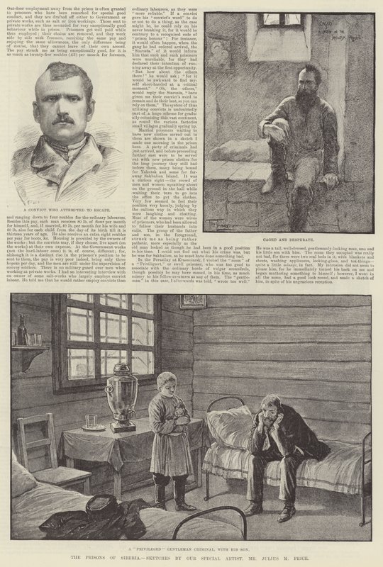 Sibiriens fængsler af Frederick Pegram