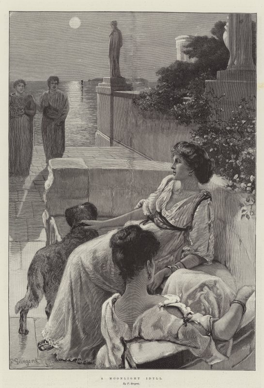 En måneskinsidyl af Frederick Sargent