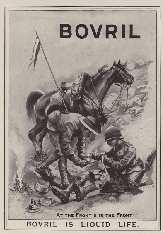 Annonce, Bovril af Frederick William Burton