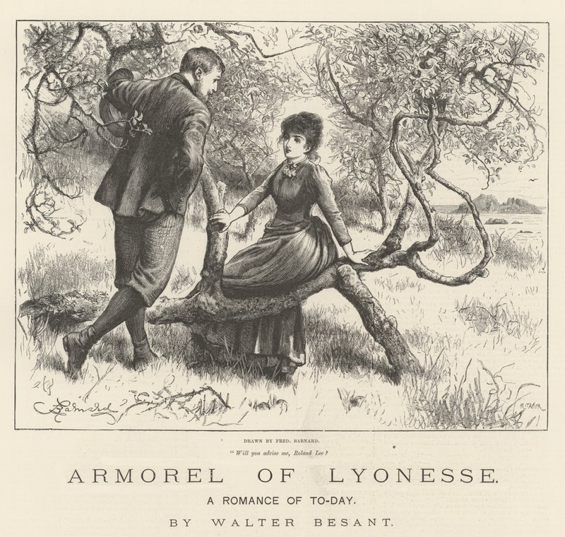 Armorel of Lyonesse, A Romance of To-Day, af Walter Besant af Frederick Barnard
