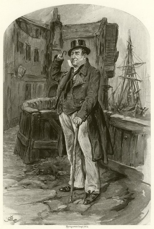 Kaptajn Cuttle (dybtryk) af Frederick Barnard