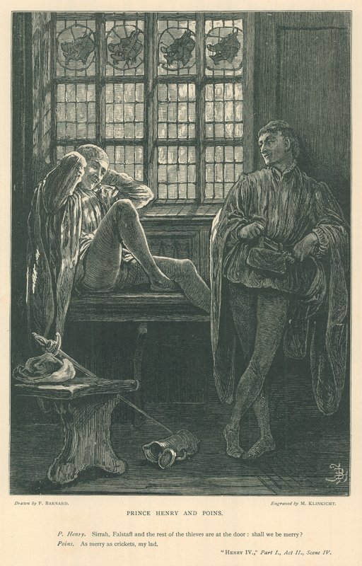 Illustration til kong Henrik IV, del i af Frederick Barnard