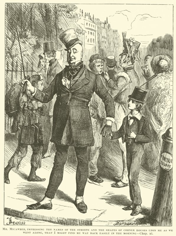 Mr Micawber af Frederick Barnard