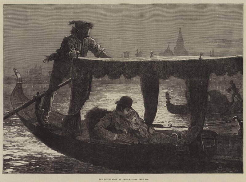 Bryllupsrejsen i Venedig af Frederick Barnard
