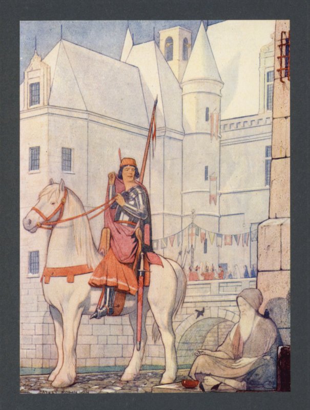 Sankt Martin, 4. århundrede, festival 11. november (farvelitografi) af Frederick Cayley Robinson