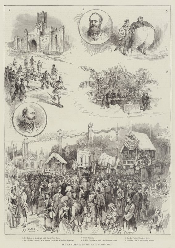 Iskarnevallet i Royal Albert Hall af Frederick George Kitton
