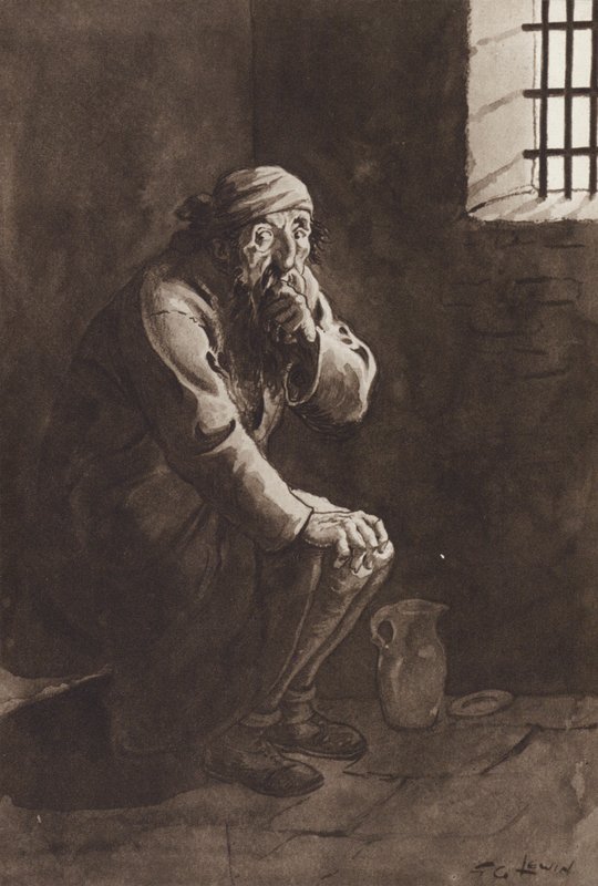 Fagin, fra Oliver Twist, af Charles Dickens (gravure) af Frederick George Lewin