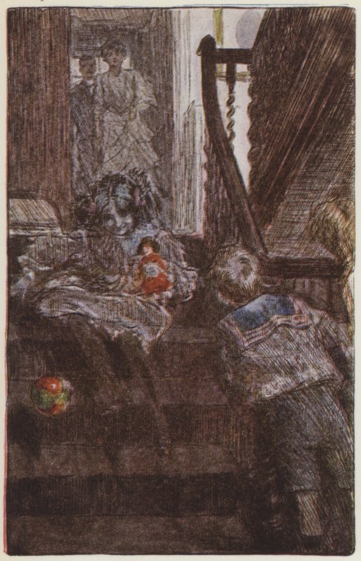 Illustration til They af Rudyard Kipling (farve litho) af Frederick Henry Townsend