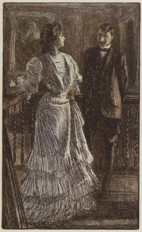 Illustration til They af Rudyard Kipling (farve litho) af Frederick Henry Townsend