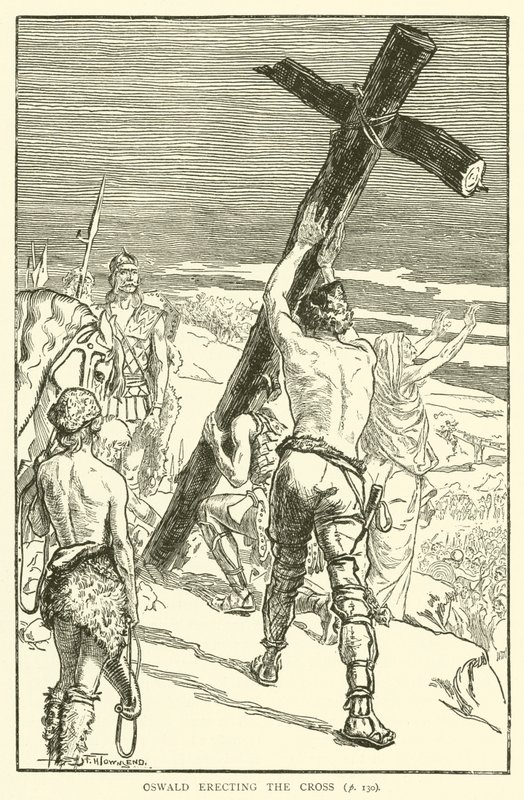 Oswald rejser korset af Frederick Henry Townsend