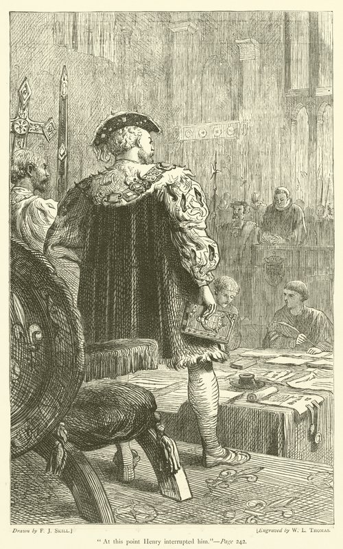 På dette tidspunkt afbrød Henry ham af Frederick John Skill
