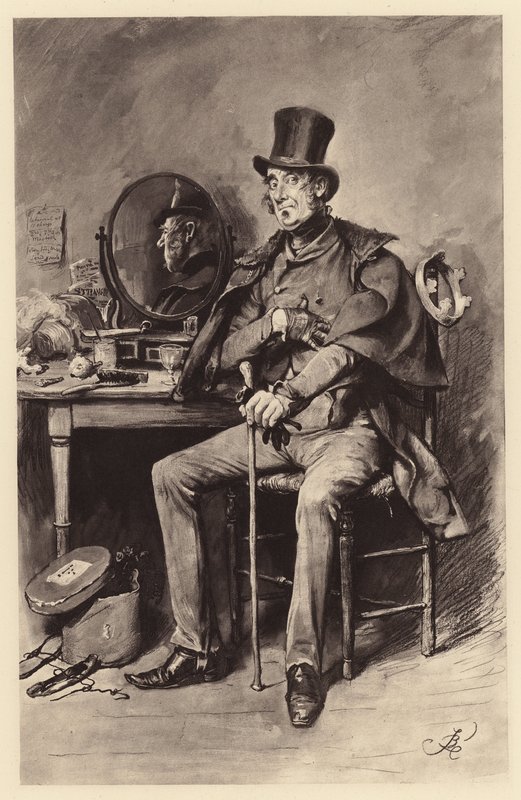 Kaptajn Costigan (litografi) af Frederick L. Bernard