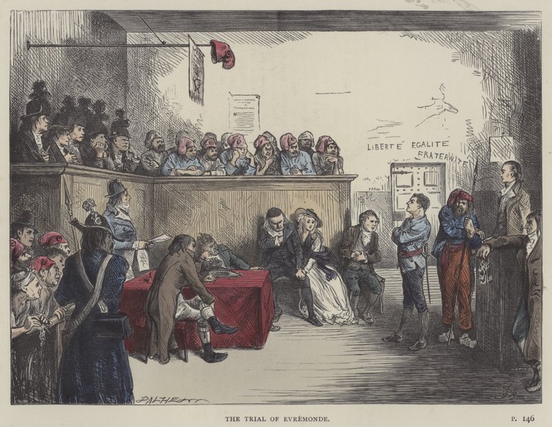 Illustration til A Tale Of Two Cities af Frederick L. Bernard