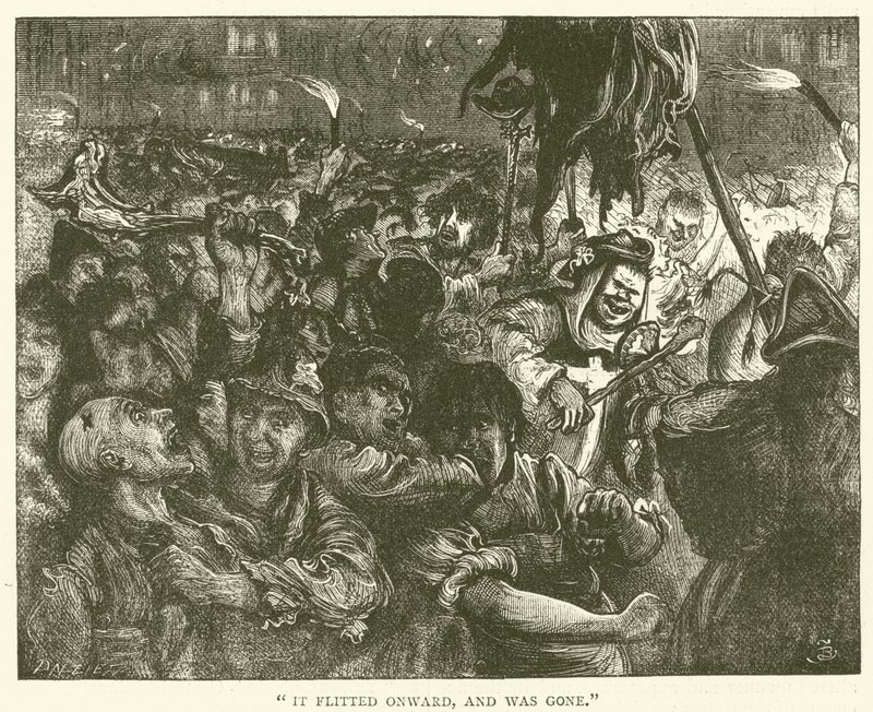 Illustration til Barnaby Rudge af Frederick L. Bernard
