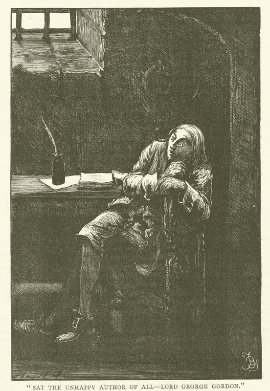Illustration til Barnaby Rudge af Frederick L. Bernard