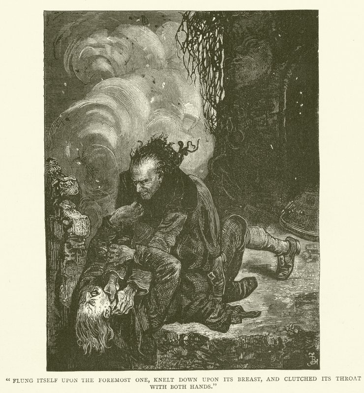 Illustration til Barnaby Rudge af Frederick L. Bernard