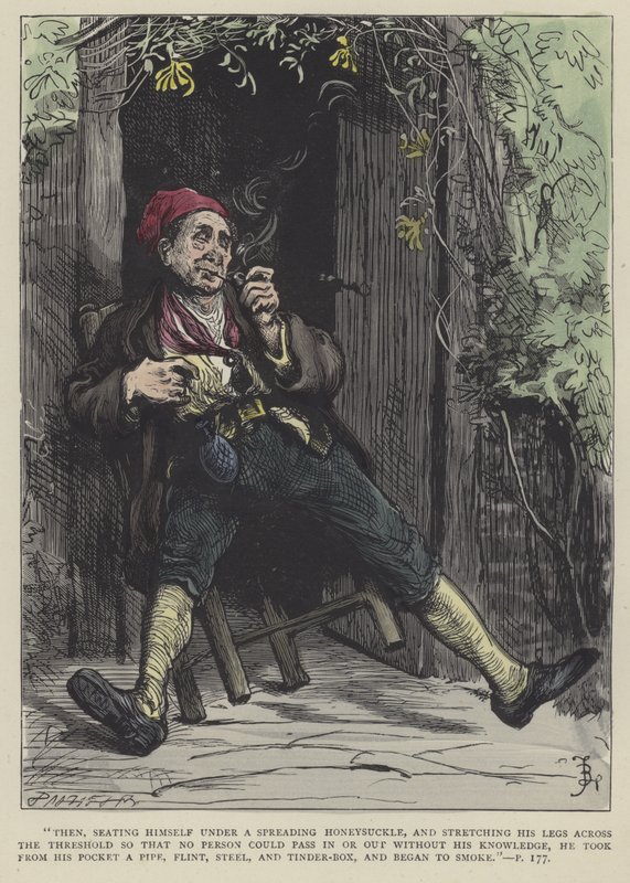 Illustration til Barnaby Rudge af Frederick L. Bernard