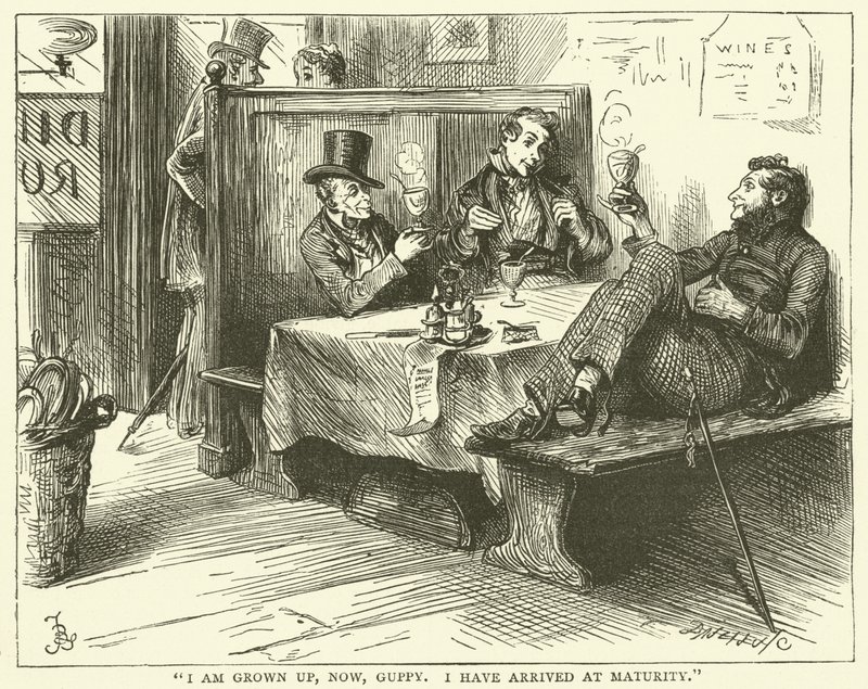 Illustration til Bleak House af Frederick L. Bernard