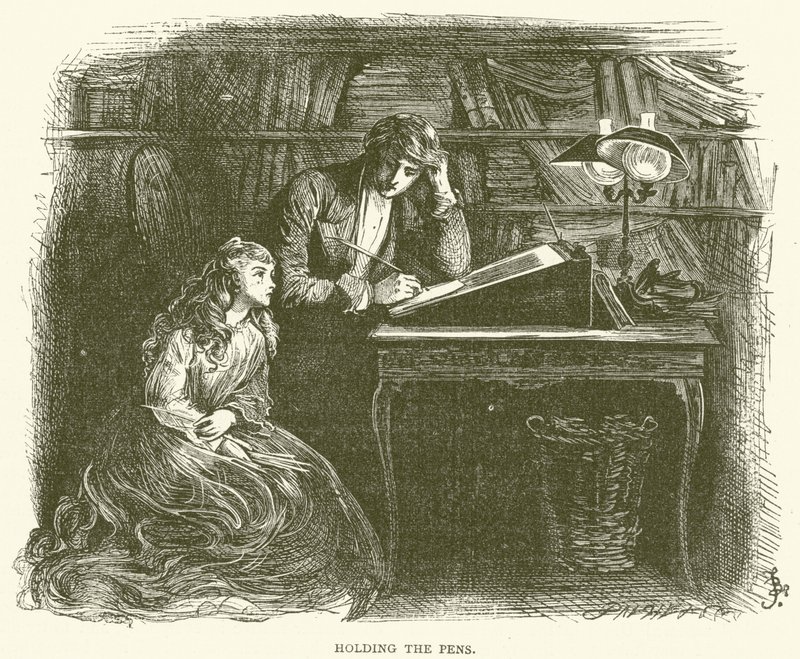 Illustration til David Copperfield af Frederick L. Bernard