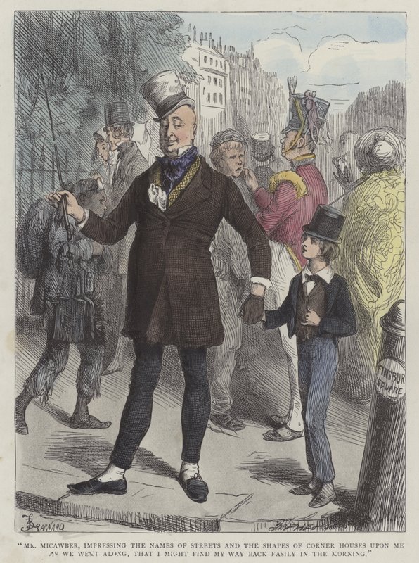 Illustration til David Copperfield af Frederick L. Bernard