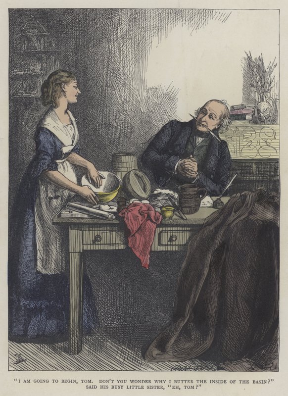 Illustration til Martin Chuzzlewit af Frederick L. Bernard