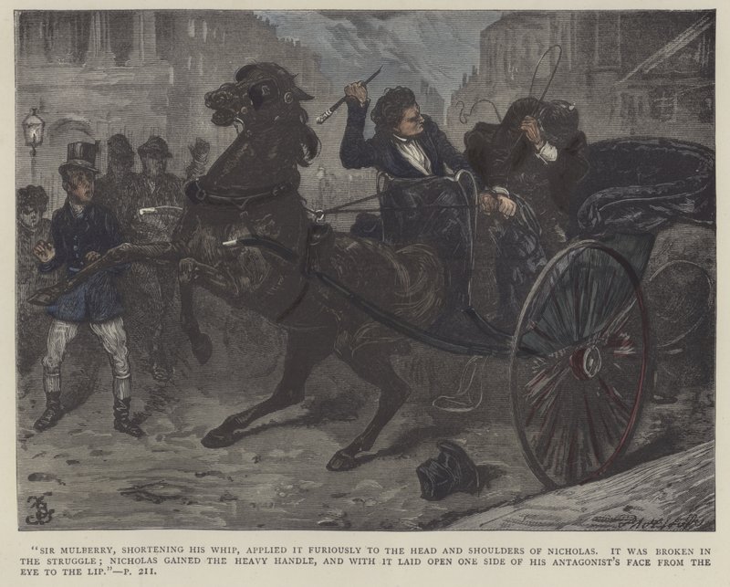 Illustration til Nicholas Nickleby af Frederick L. Bernard
