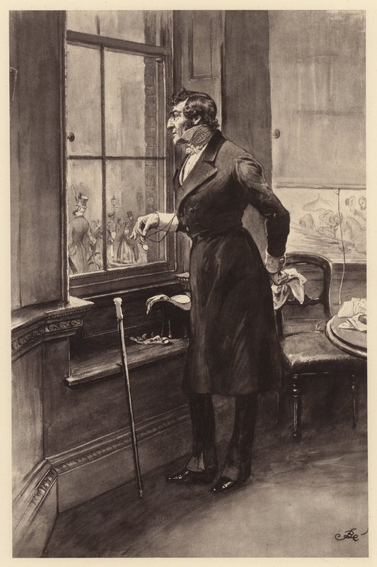Major Pendennis (litografi) af Frederick L. Bernard