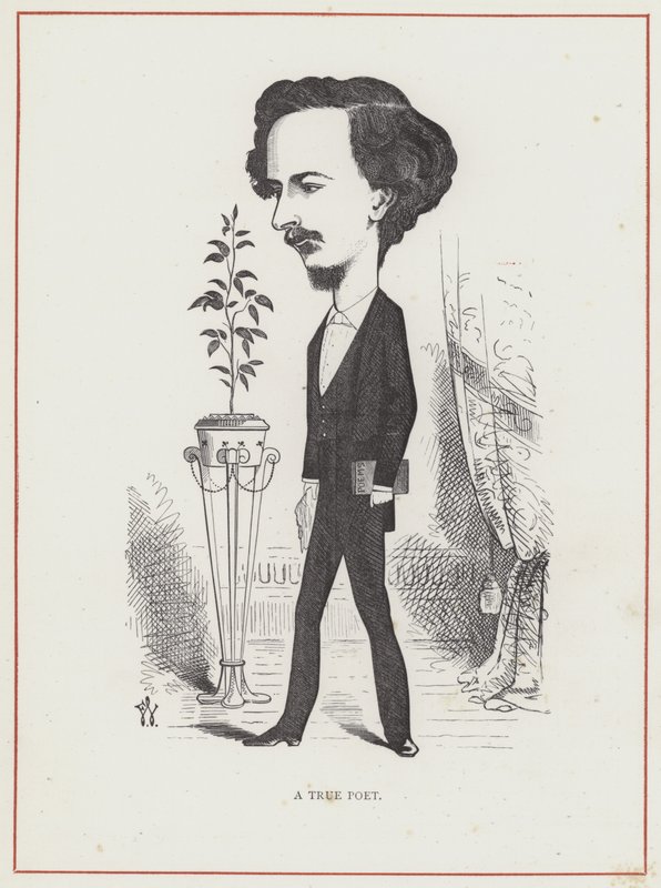 Algernon Charles Swinburne, digter af Frederick Waddy