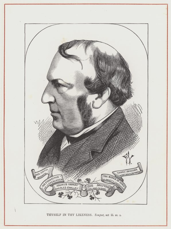 Charles Lever af Frederick Waddy