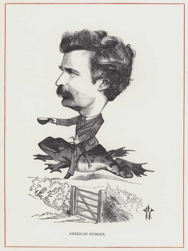 Mark Twain af Frederick Waddy