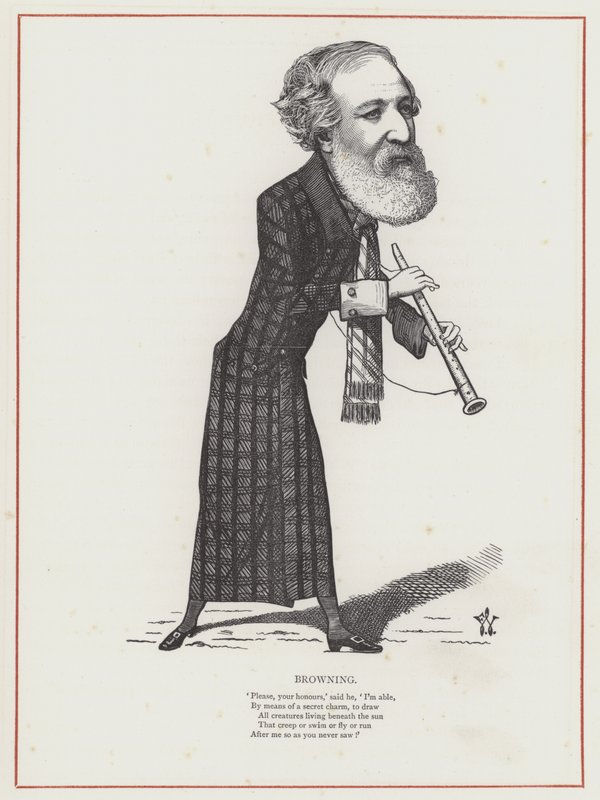 Robert Browning af Frederick Waddy