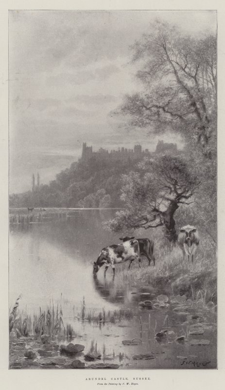 Arundel Castle, Sussex af Frederick William Hayes
