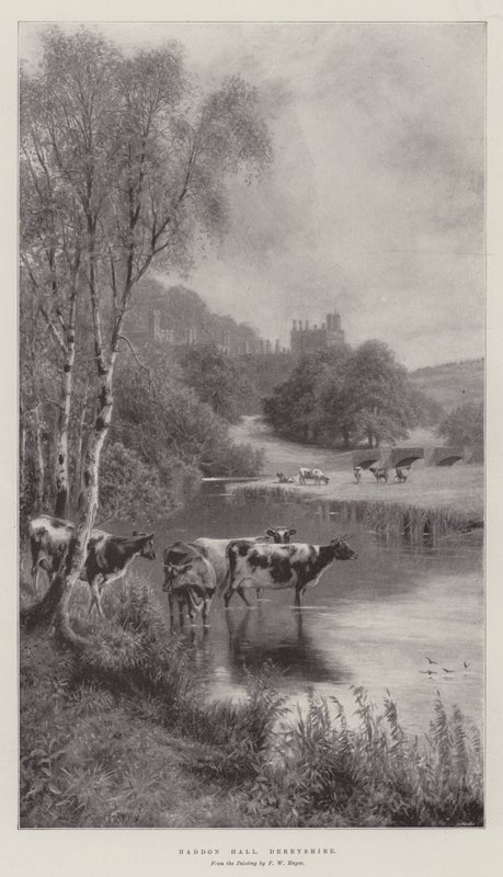 Haddon Hall, Derbyshire af Frederick William Hayes