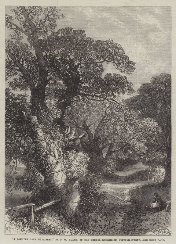 En landevej i Surrey af Frederick William Hulme