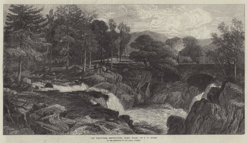 Ved Pont-y-Pair, Bettws-y-Coed, North Wales af Frederick William Hulme