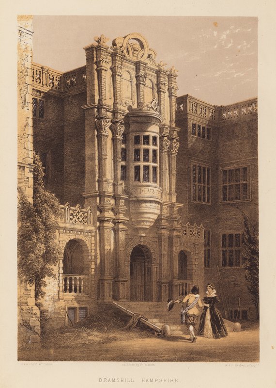 Bramshill, Hampshire (akvatint) af Frederick William Hulme